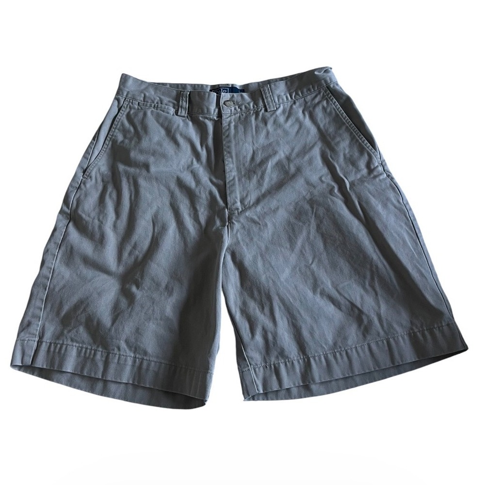 Polo Ralph Lauren Shorts Mens 32 Philip Classic Chino Flat Front Casual Shorts